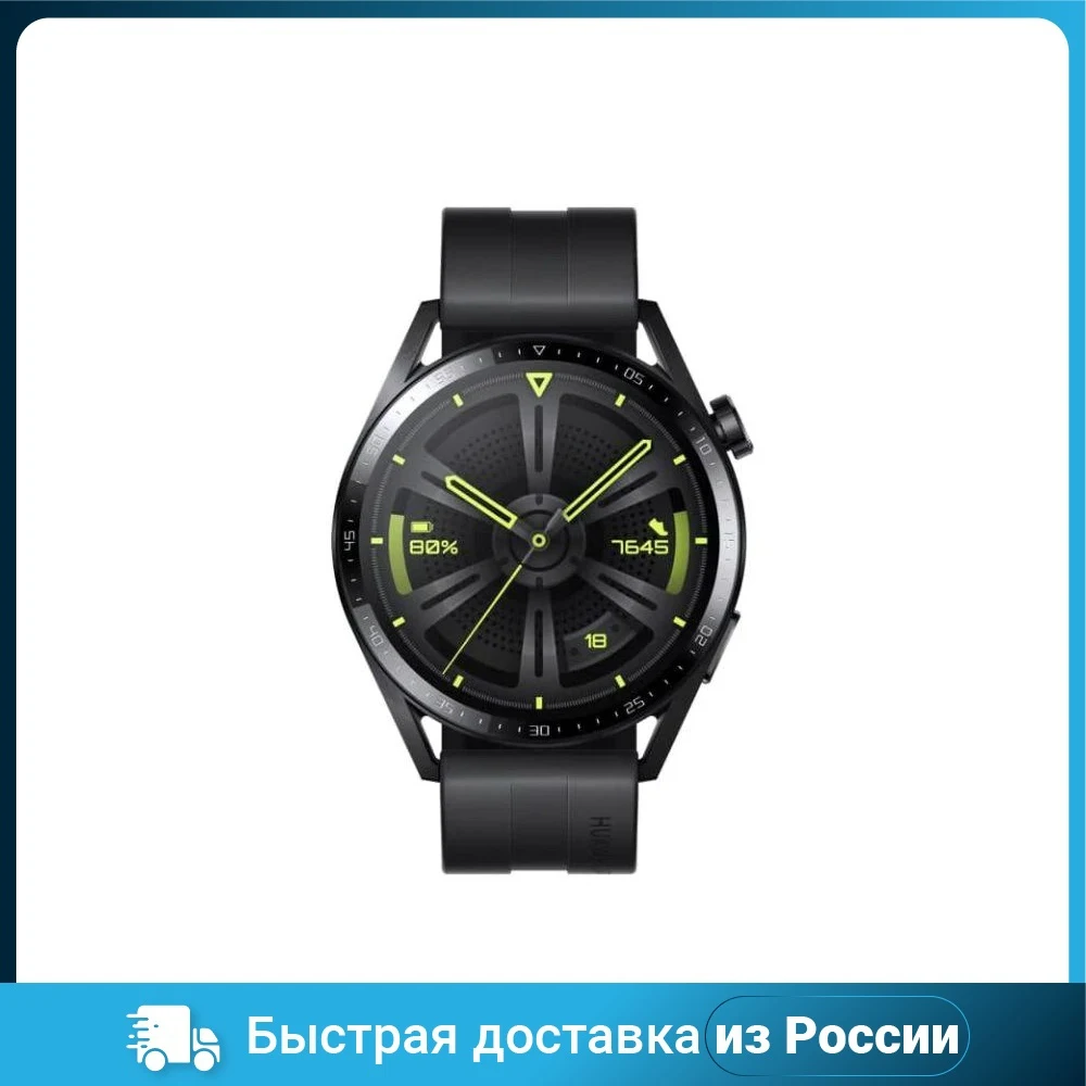 Smart watches HUAWEI GT 3 JPT-B19S black clock electronics hand Wearable Devices Consumer | Watches