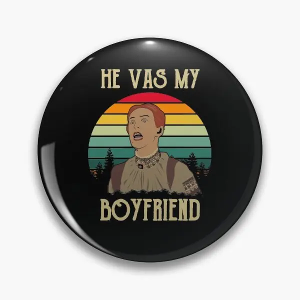 Frau Blucher Is He Vas My Boyfriend Vinta Мягкая булавка на пуговицах Металлическая модная шляпа