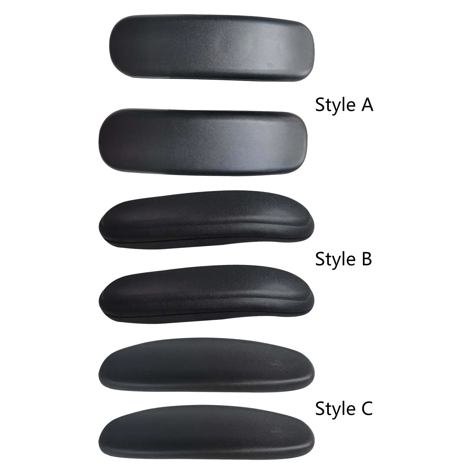 

2x Armrest Support Game Competitive Chair Part Chair Replacement Arm Pads Chair Armrest Slipcovers Armrest Covers for Desk Home