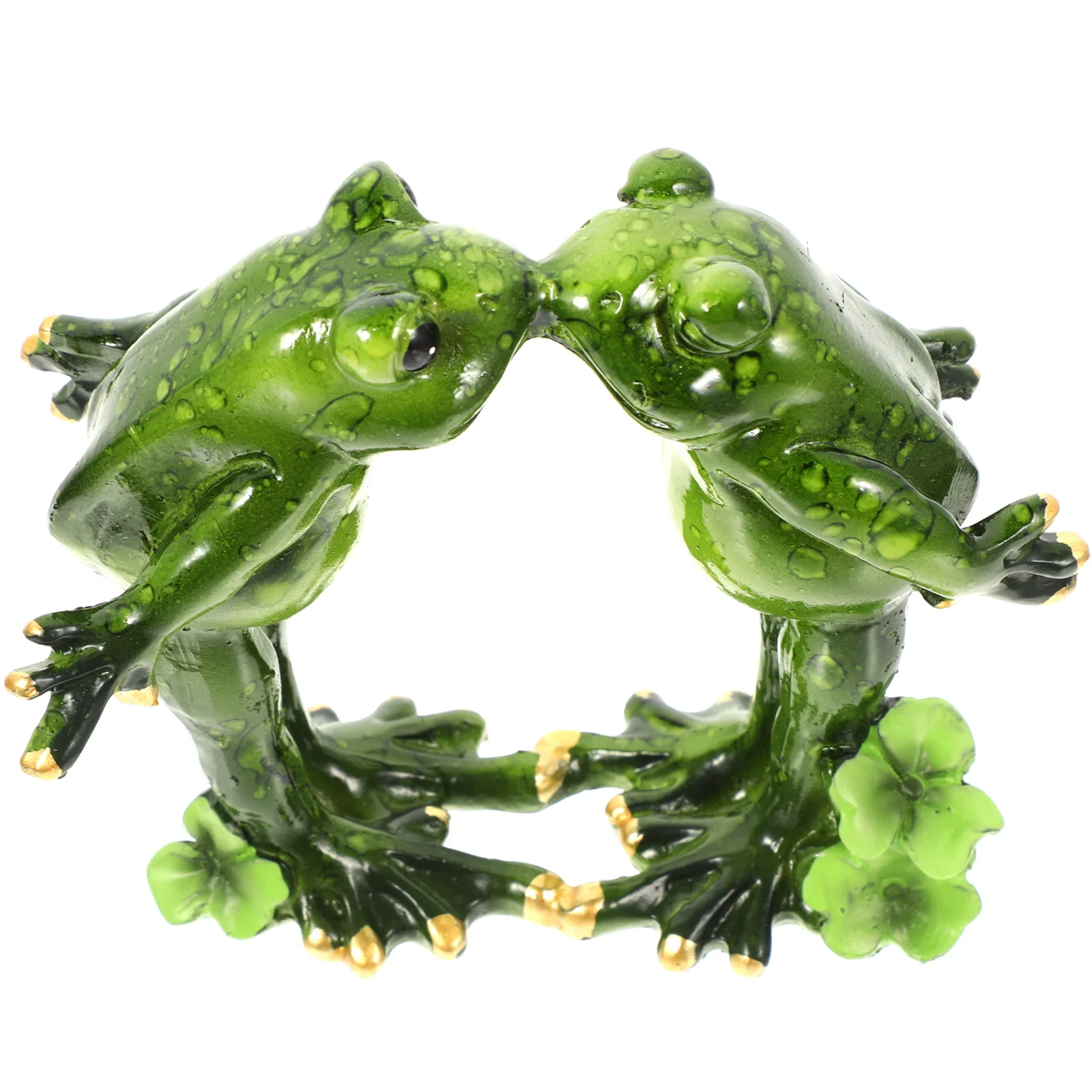 

Frog Garden Statue Frogs Resin Figurine Sculpture Animal Ornament Decoration Decor Statues Outdoor Couple Desktop Pond Figurines