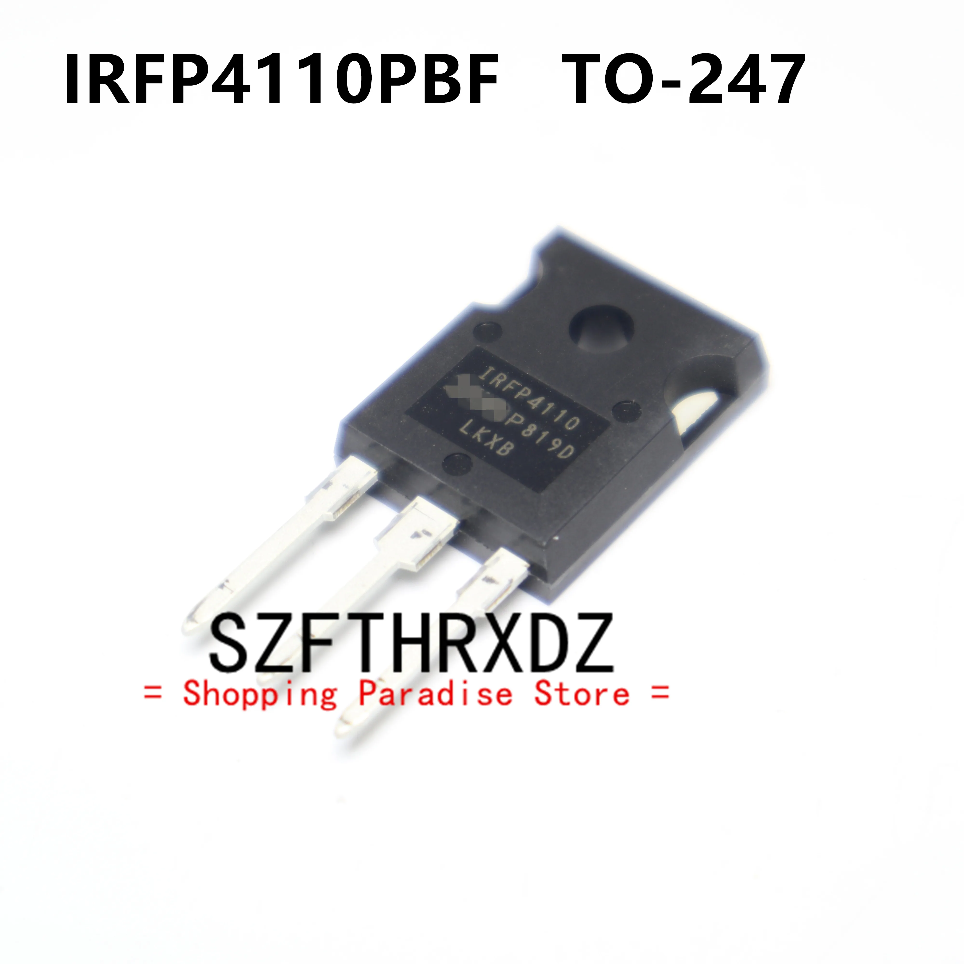 

SZFTHRXDZ 10pcs 100% new imported original IRFP4110PBF IRFP4110 TO-247 MOS field effect tube 180A 100V