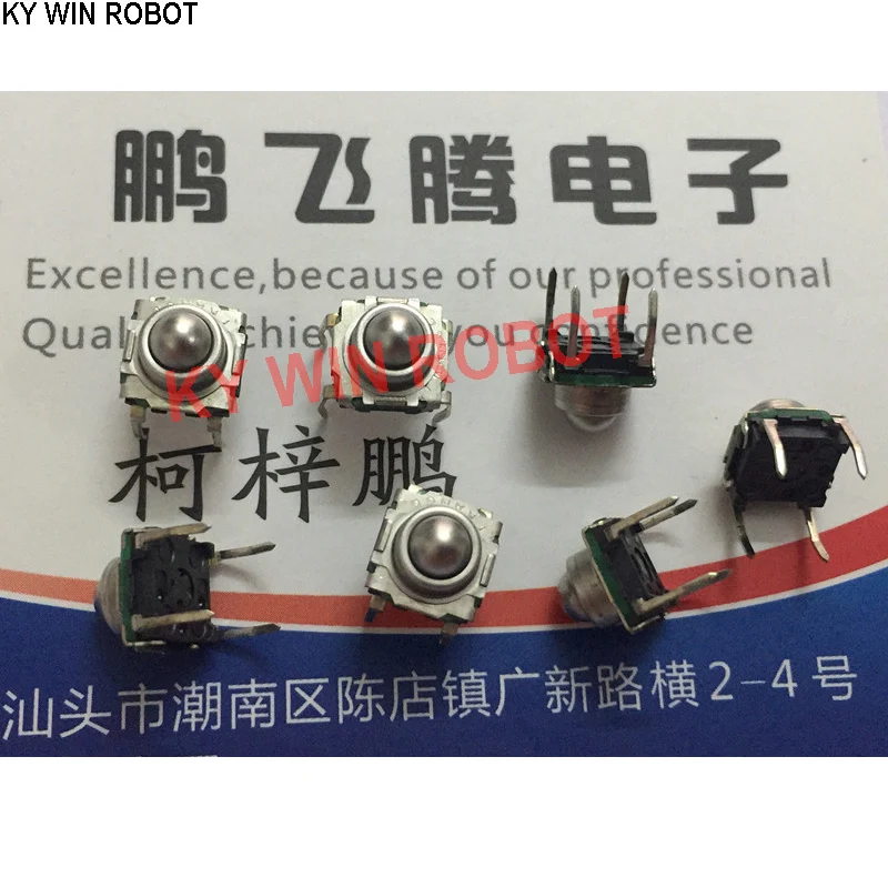 

1PCS/lot Original French KSJ0M211 Waterproof and Dust Tact Switch 7*7 Ball Ball Button Straight Insert 4 Feet