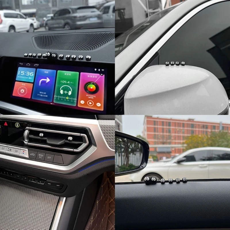 2025 Новый Черный Уголь Украшение Автомобиля Симпатичные Спрайты Сажи Орнамент