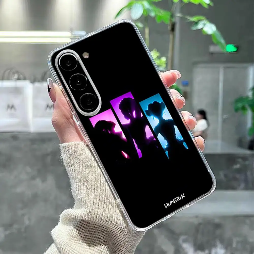 Фото Чехол для телефона KPop D-Demon H-Hunters для Samsung S26 S25 S24 Ultra S23 Fe S22 S20 S21 Plus Plus 5G Fe, прозрачный чехол №4