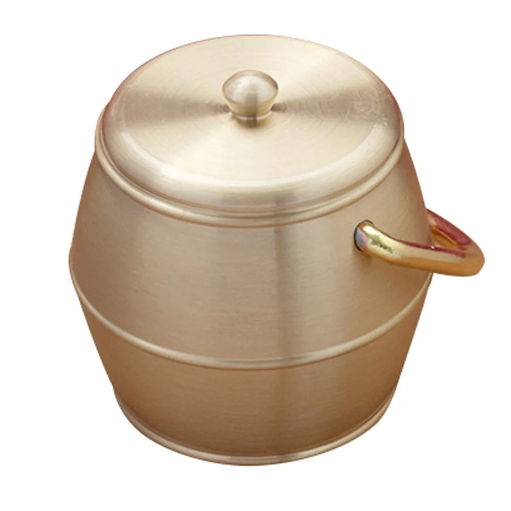 

Creative Small Bucket Decor Home Desktop Copper Bucket Adornment Tabletop Decor
