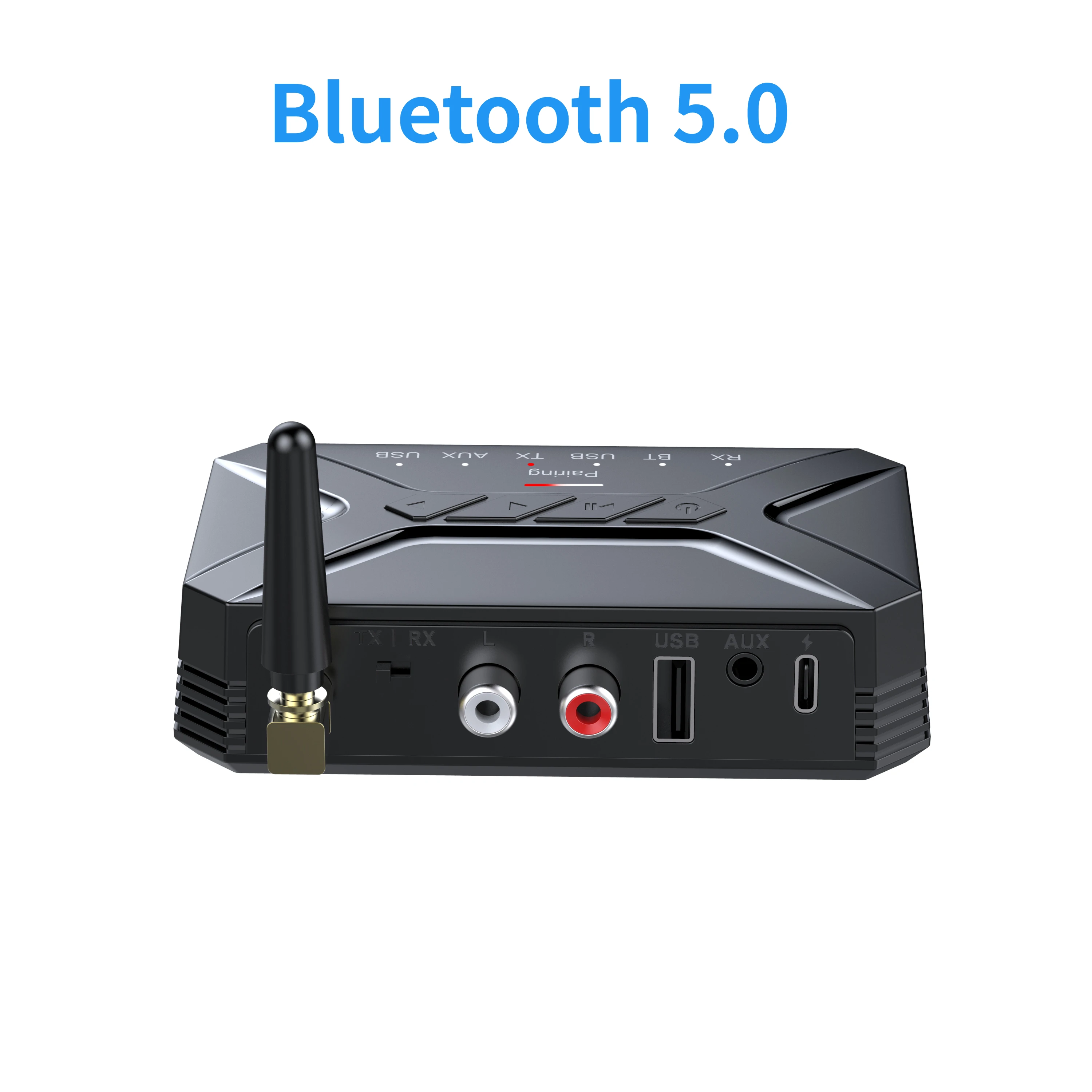

Bluetooth 2 в 1 приемопередатчик аудио приемник беспроводной Bluetooth 3,5 адаптер с низкой задержкой мм AUX разъем RCA USB для ПК