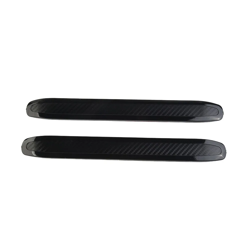 

2pcs Protector Carbon Front/Rear Corner Car Bumper Strip Scratch Guard Anti-Rub Universal Rubber Bumpers Guard Corner Protector