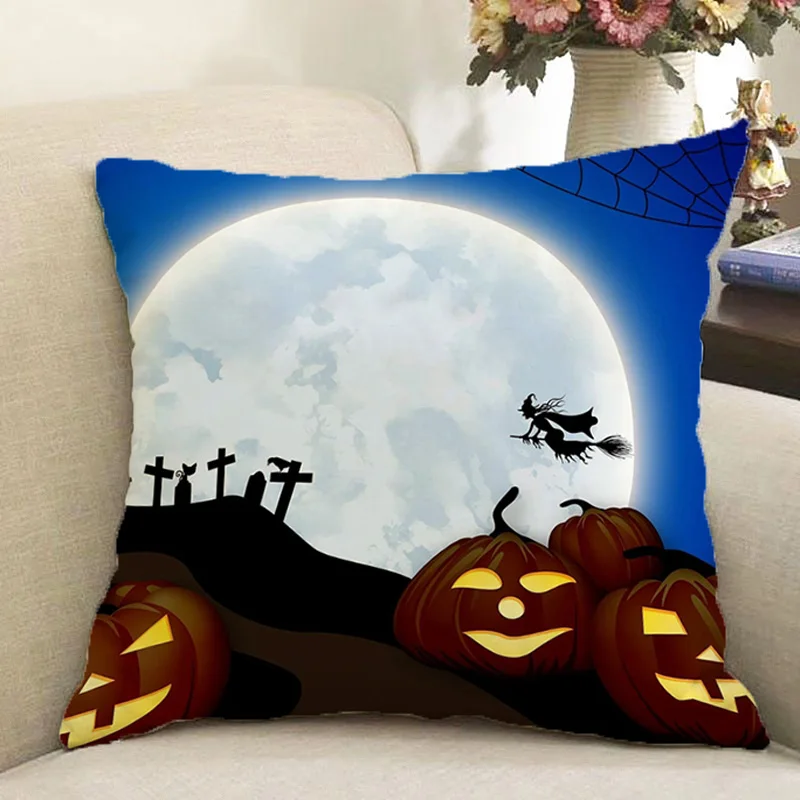 

Наволочки для подушек Hallowmas, декоративные домашние наволочки для подушек, 45*45, наволочка для подушки, короткая плюшевая декоративная наволо...