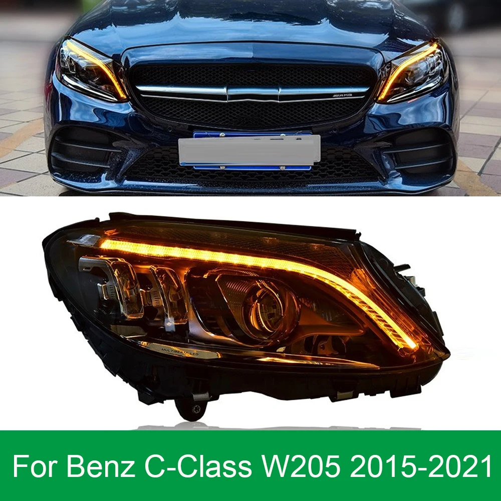 Автомобильные фары в сборе для Benz 2015-2021 W205 MultiBeam светодиодные C63 C300 C180 C200 C260 Новый