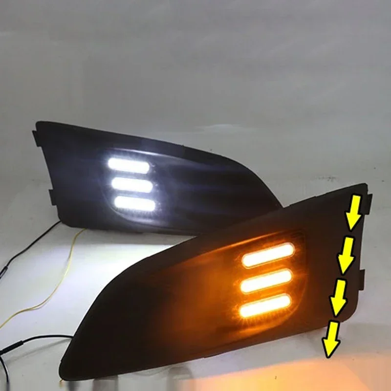 1 комплект автомобильных светодиодных DRL дневных ходовых огней дневного света с