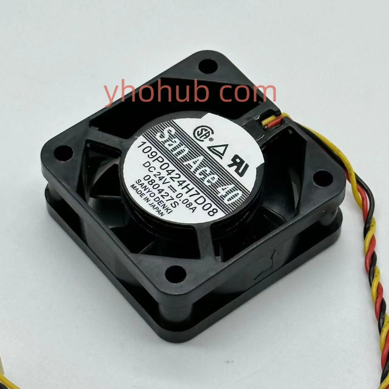 Вентилятор для охлаждения сервера SANYO DENKI 109P0424H7D08 DC 24V 0.08A 40x40x15 мм