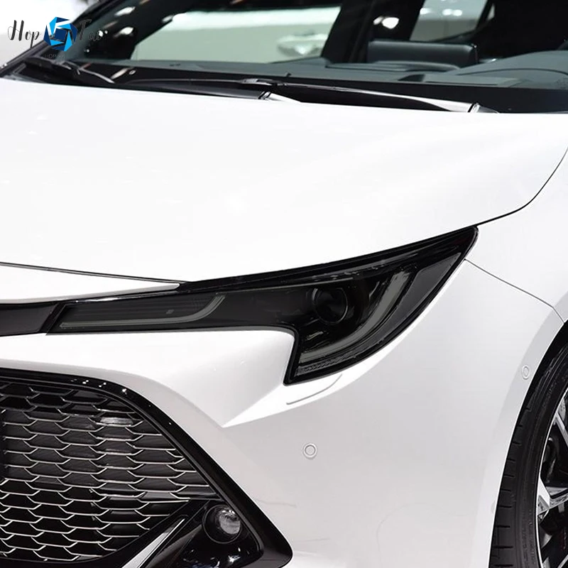 

Защитная пленка для автомобильных фар, Прозрачная черная наклейка из ТПУ для фар Toyota Corolla E210 2019 2020 NMS 2014-2018, аксессуары