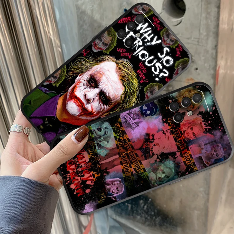 

Funny Joker Clown Phone Cases For Samsung A51 5G A31 A72 A21S A52 A71 A42 5G A20 A21 A22 4G A22 5G A20 A32 5G A11 Shell