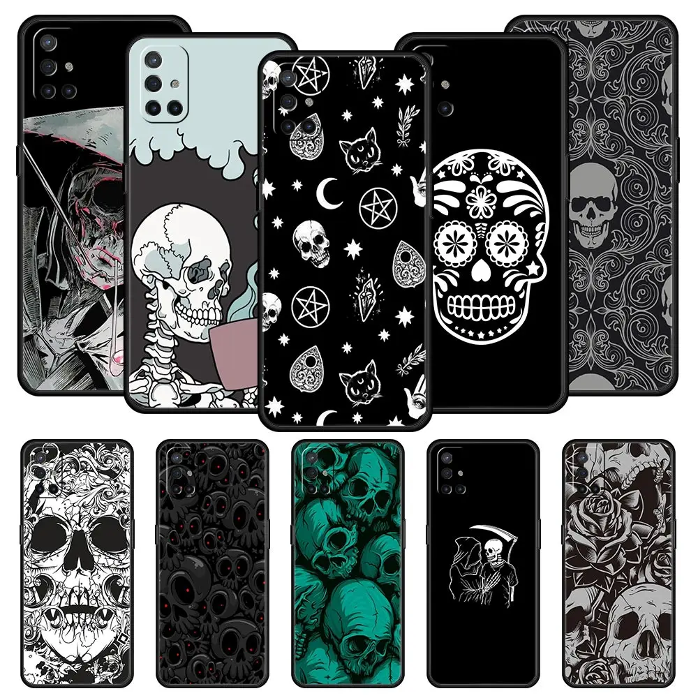 

Black and White Skull Graffiti For OnePlus 9 Pro 9T 9R 9RT 8T 8 7 6T 7T Z 5G Shell OnePlus Nord 2 CE N200 N10 5G N100 Phone Case