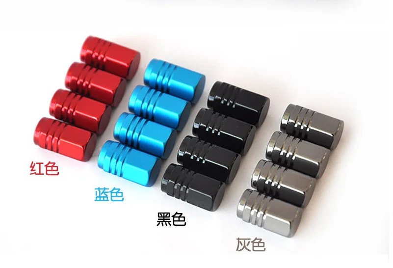 

New Wheel Caps Theftproof Aluminum Car Wheel Tires Valves Tyre Stem Air valve Caps Airtight Cove Levert
