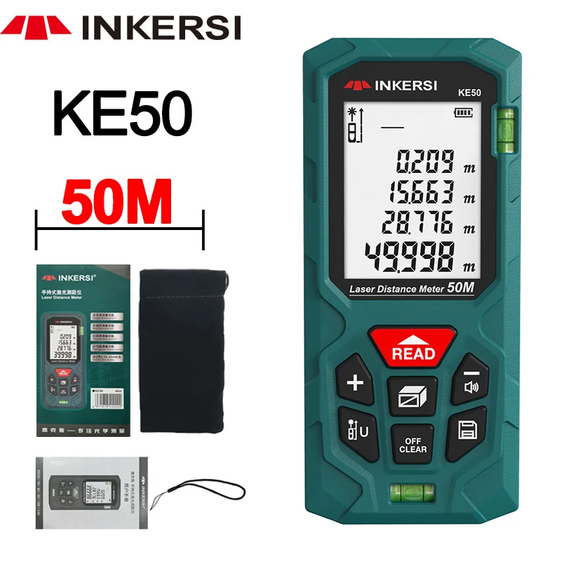 

INKERSI Лазерный дальномер KE40/KE50/KE70/KE120 40/50/70/120м Красный