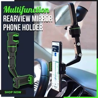 multifunction rearview mirror phone holder car rearview mirror mount phone holder for iphone 12 gps seat smartphone car phone ho