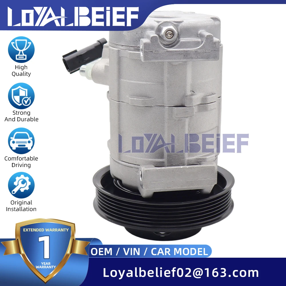 Фото Компрессор кондиционера 10S20C для Dodge Caravan 2001-2007 гг., 2.4L, 5005410AA, 05005410AD, 5005110AA, 5005410AC, 447220-3442, 447220-5315 №4