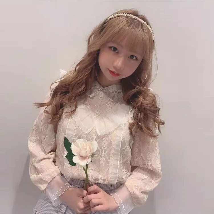 Осенняя мода для девочек милый свободный элегантный топ с длинными рукавами