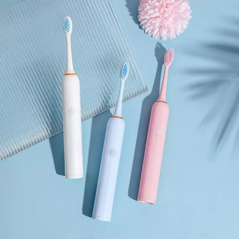 

Ultrasonic Soft Bristle Electric Toothbrush Long Battery Life Sonic Tooth Brushes Home Couple Whitening Electric Toothbrush