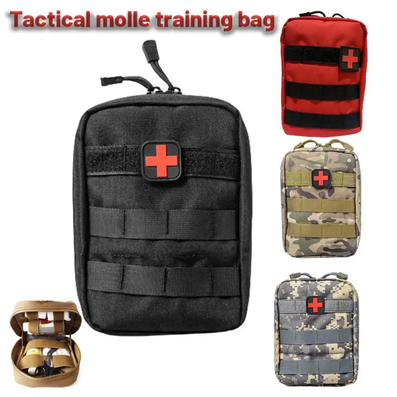 

Tactical First Aid Kit Military Molle Medical Kit Army Camping Survival Kit Tools Outdoor Hunting Emergency Camouflage Bag Nylon