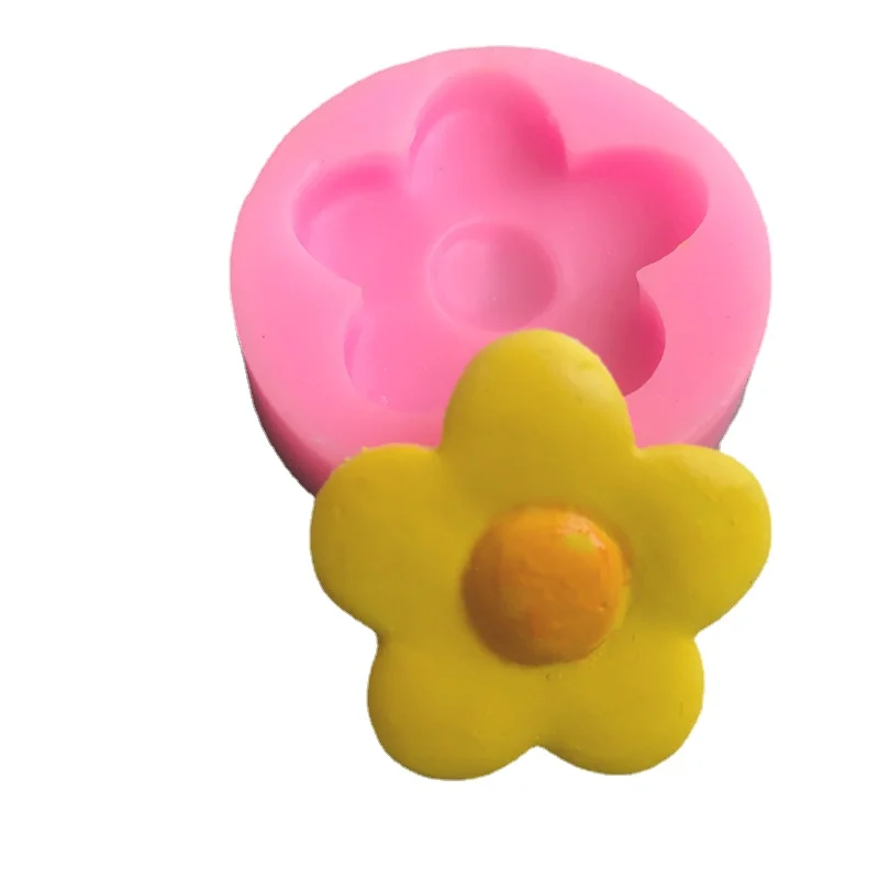 

DIY Food-grade Silicone Mold 3D Flower Shape Embossing Fondant Cake Decorating Tools Soap Moulds Sugar Art Tools