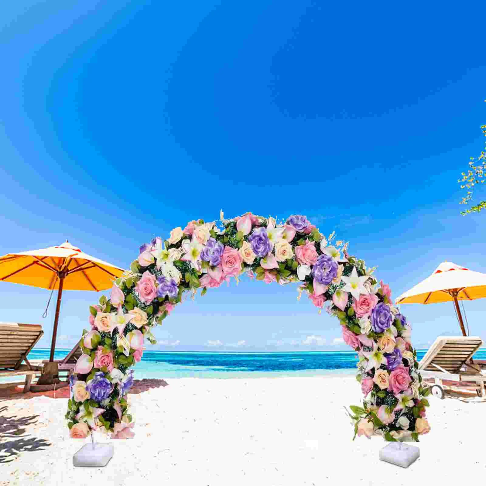 

Balloon Arch Stand Base Christmas Wreath Frame Wedding Decor Baby Shower Party Pvc Kit Supports Ballon