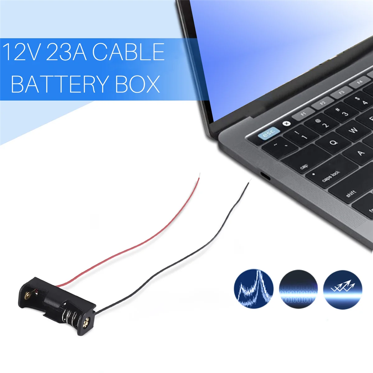 5 шт. держатель-зажим для аккумулятора 23A A23 12 В