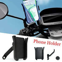 motorcycle phone holder rearview mirror mount quick pick place bracket electric vehicle scooter tricycle adjustable navigation