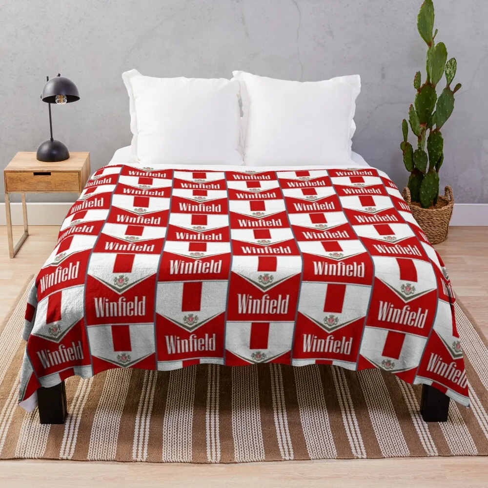 

WINFIELD RED Throw Blanket Giant Sofa Blanket