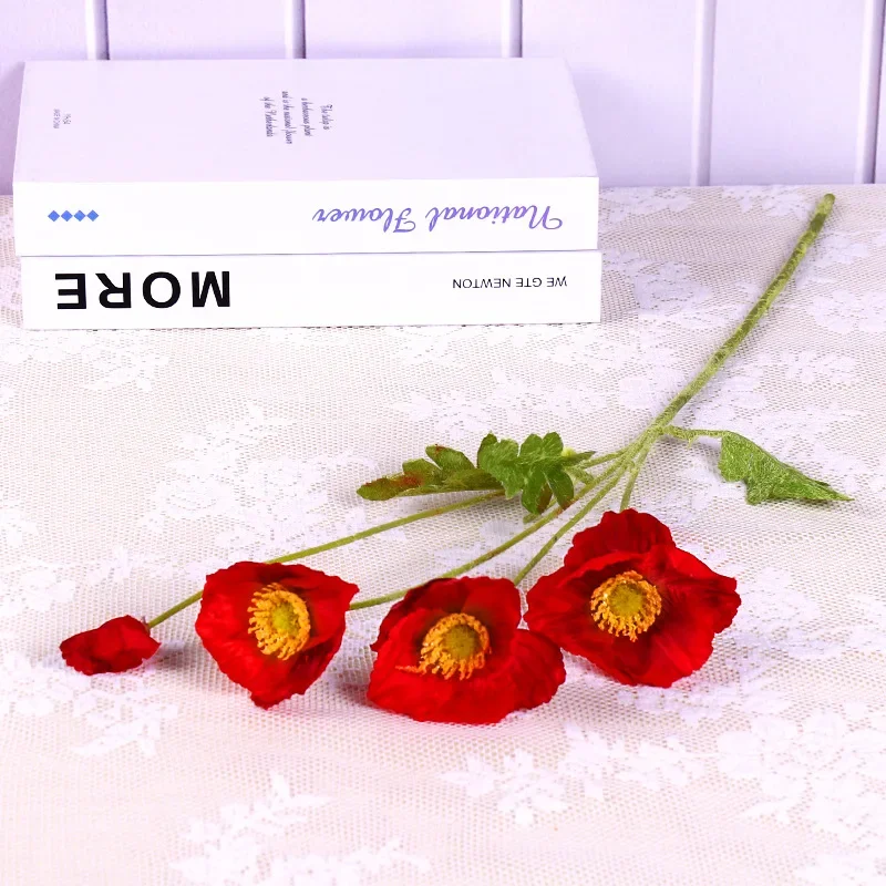 

Искусственные маки из шелка