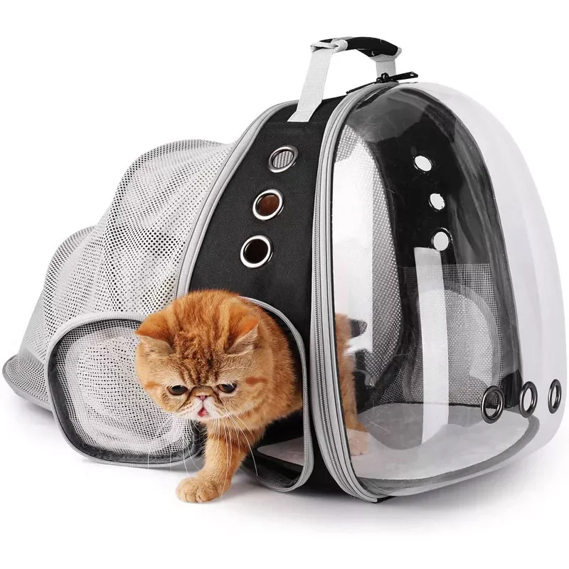 

Переноска в виде капсулы для домашних питомцев, складной рюкзак на плечо с астронавтом для кошки, Большая вместительная клетка для собак, то...