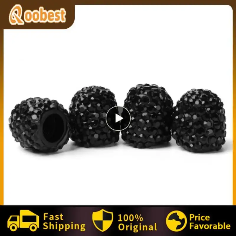 

Wheel Valve Cover Dust-proof Diamond Shining Crystal Car Tire Valve Caps Universal Durable Car Tire Valve Caps Auto Accessories