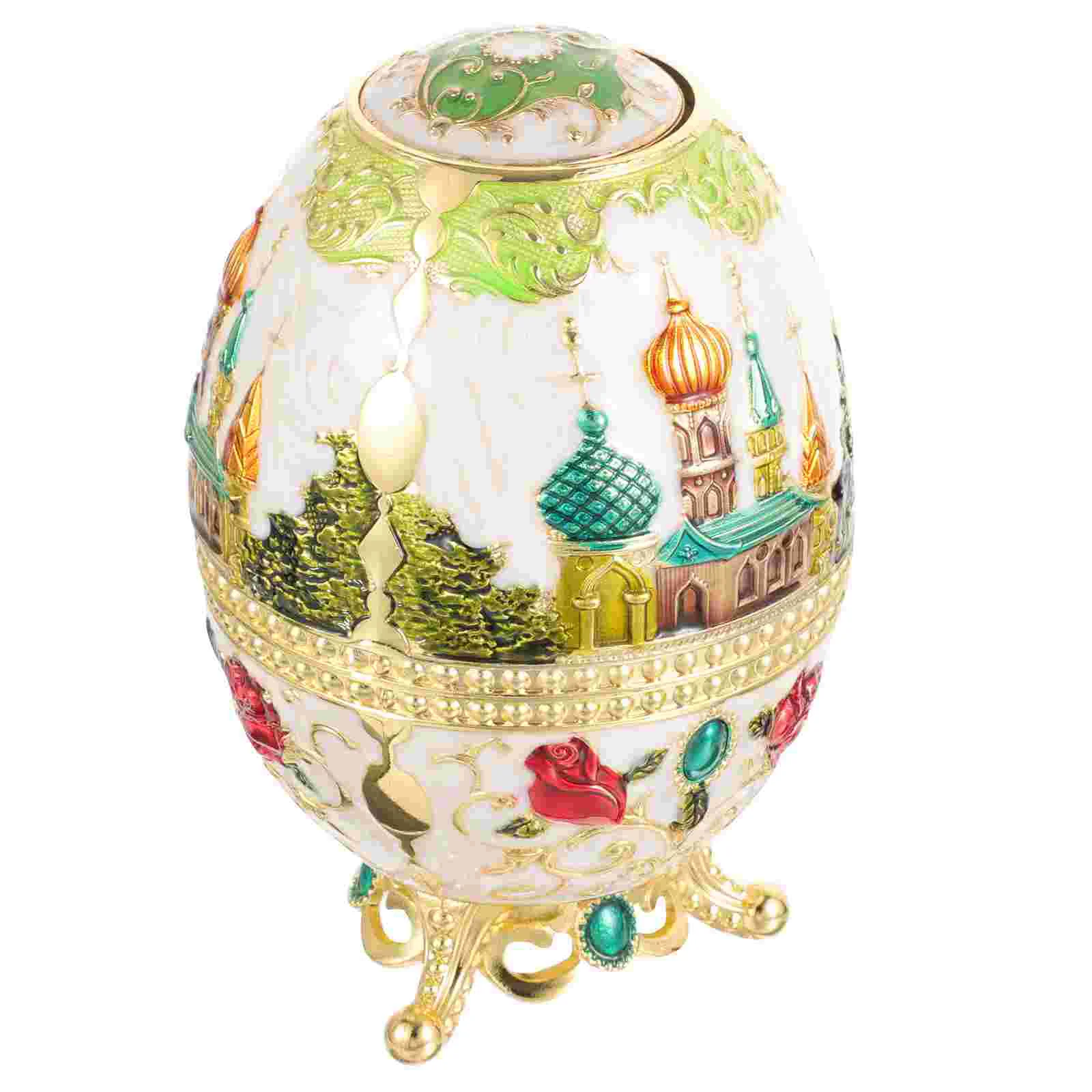 

Press-type Toothpicks Storage Jar Cartoon Egg Shaped Toothpick Holder Household Adornment