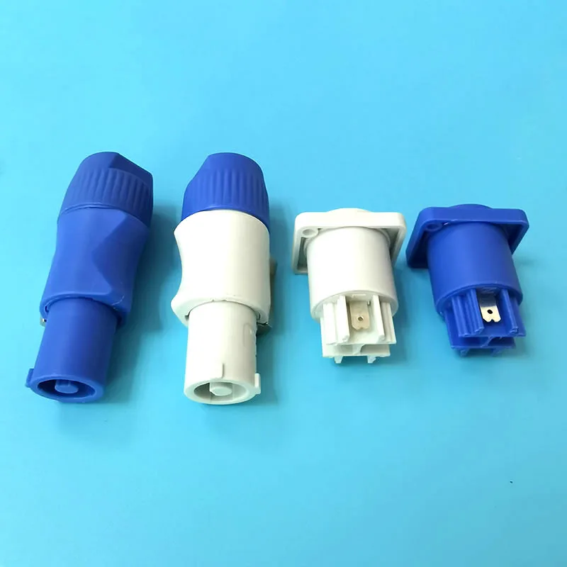 3-контактный разъем Powercon Xlr запираемый кабель штекер гнездо Chass адаптер питания W28