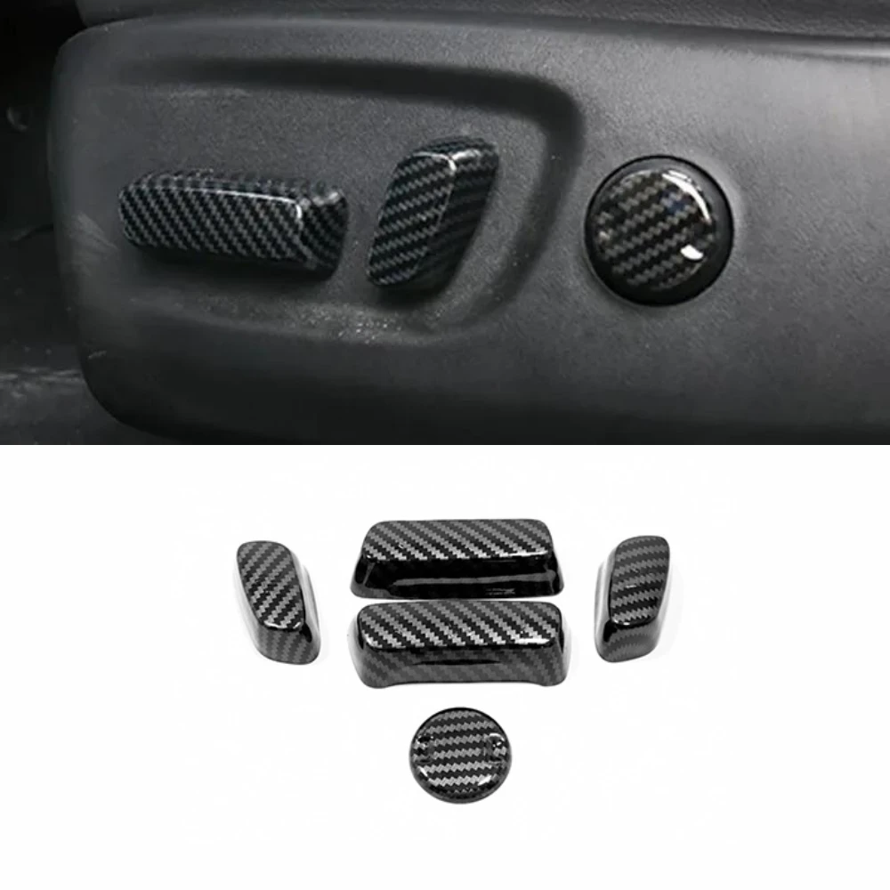 

ЛГД! ABS матовый серебристый автомобильный сиденье, кнопка регулировки, накладка, аксессуары для Toyota Land Cruiser Prado 150 FJ150 2010-2017