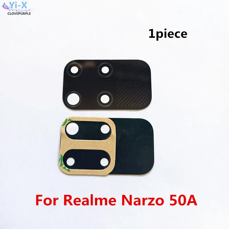 

1pcs Rear Back Camera Lens Glass with Adhesive Sticker For Realme Narzo 50A