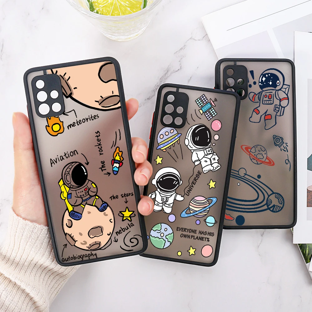 S20 FE Case For Samsung A52 Case A32 A51 S21 Funda Samsung S22 Ultra A12 A71 A21S A31 A52s 5G A22 A72 A33 A53 A03S Matte Covers