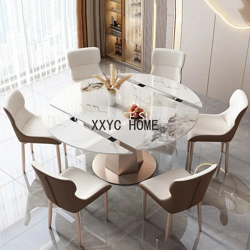 Выдвижной мраморный центр круглый туалетный столик для конференций обеденный