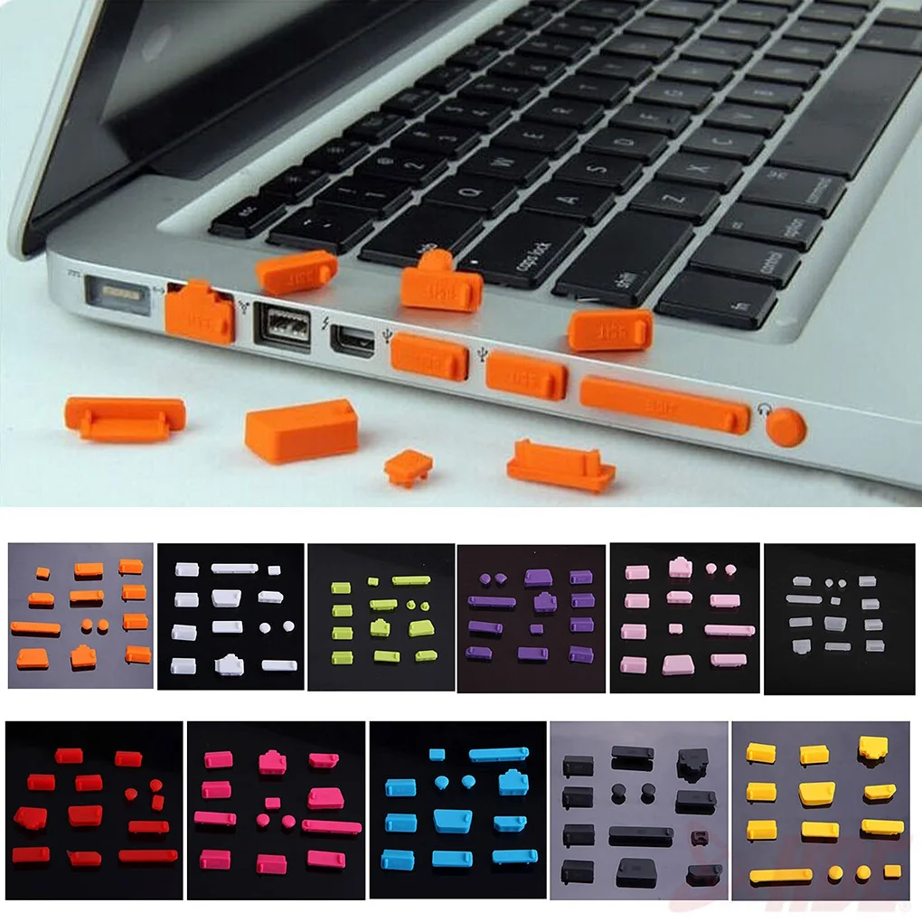 

16pcs Universal USB Dustproof Stopper Silicone Anti Dust Plug Laptop Notebook USB Computer Interface Waterproof Cover