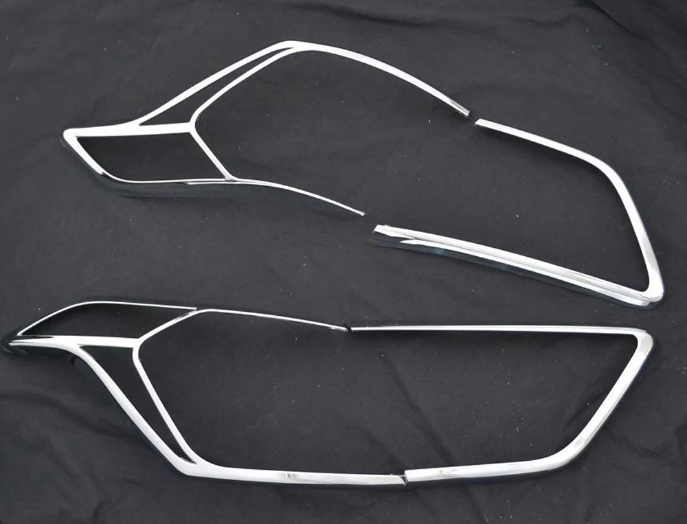 

Для Hyundai Cantus Creta ix25 2014-2018 2019 ABS Хромированная задсветильник световая полоса Крышка лампы Накладка задний фонарь s капот литье автомобильный Стайлинг