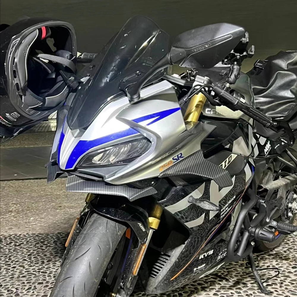 CF250SR мотоциклетный передний нижний дефлектор губ Спойлеры крыло