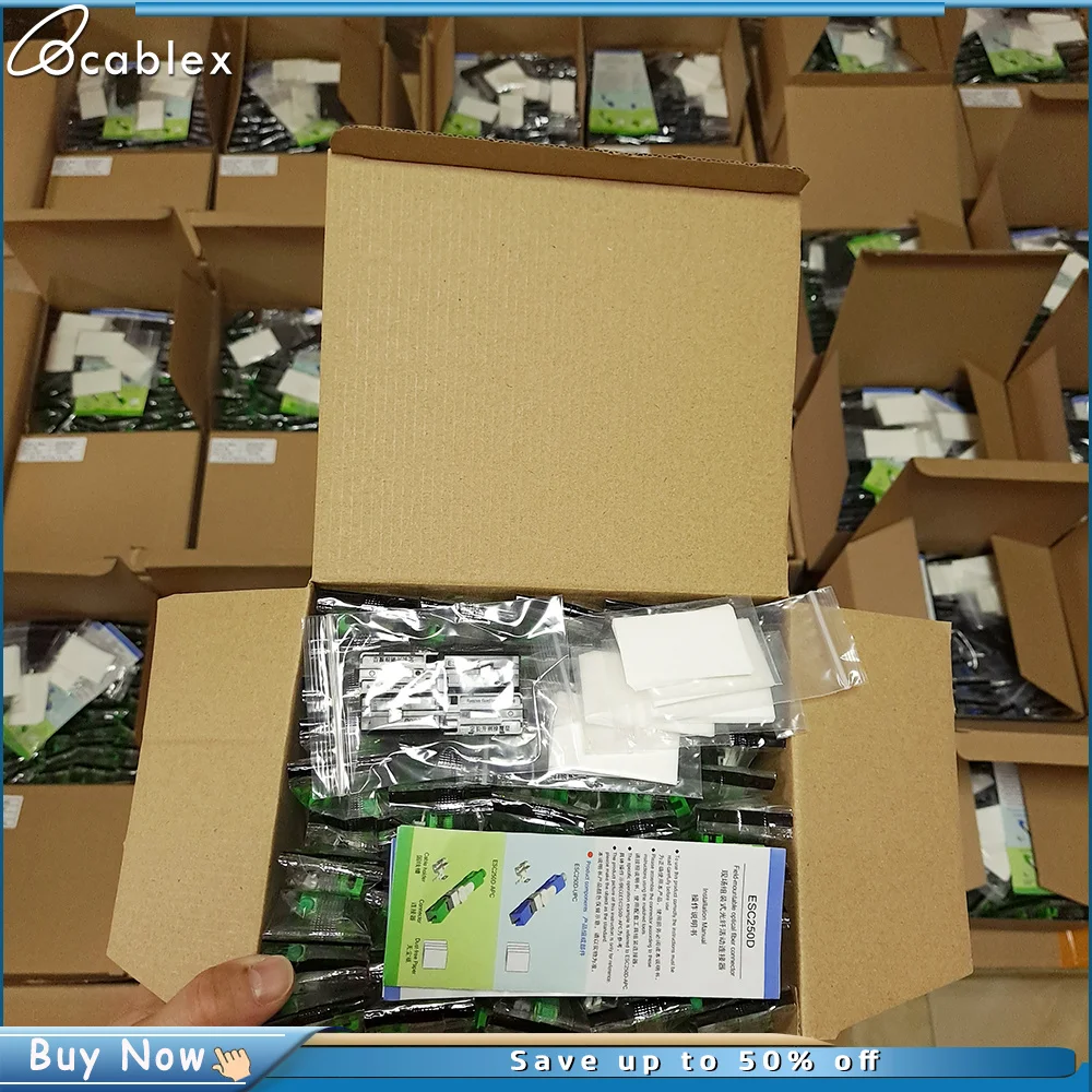 300 шт./лот FTTH UNIKIT ESC250D SC/APC SC UPC одномодовый волоконно-оптический Быстрый