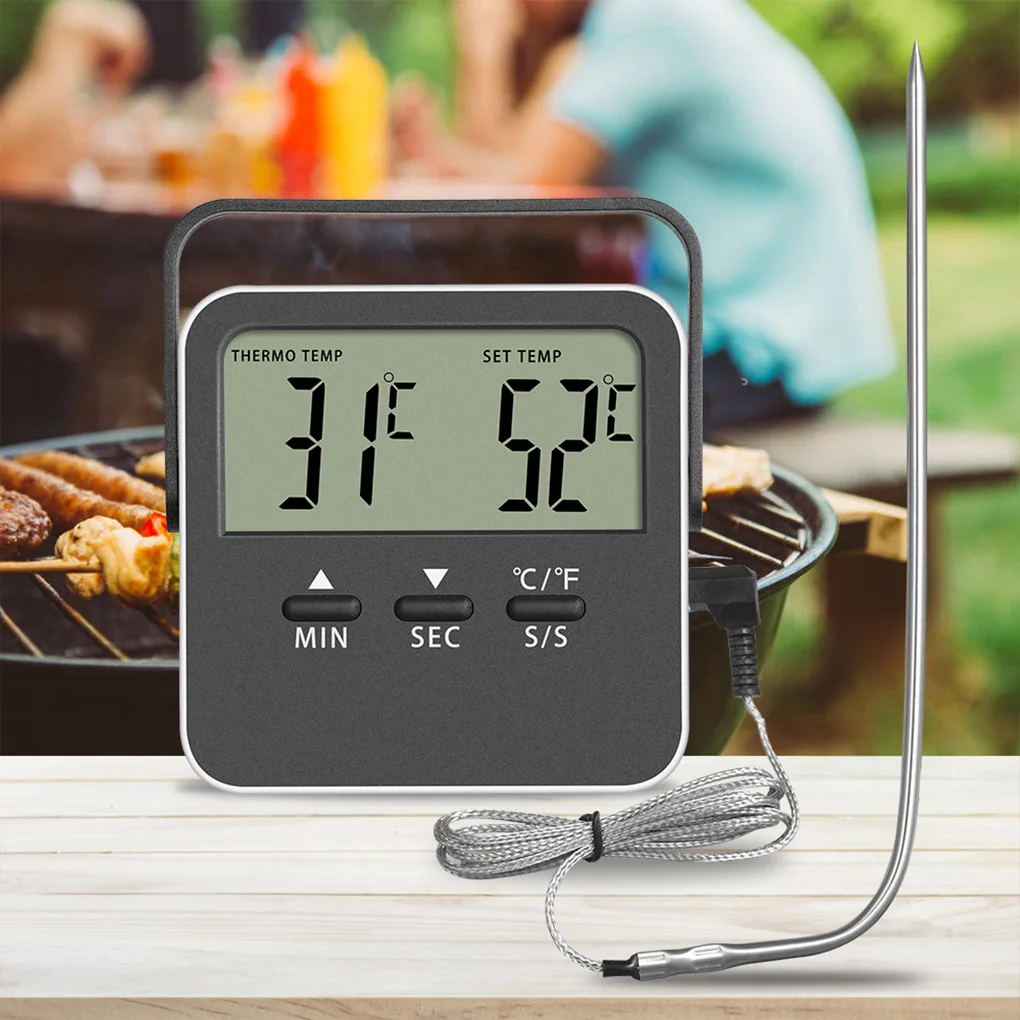 

Digital Meat Thermometer Cooking Food Kitchen BBQ Probe Water Milk Oil Liquid Oven Digital Temperaure Sensor Meter Thermocouple
