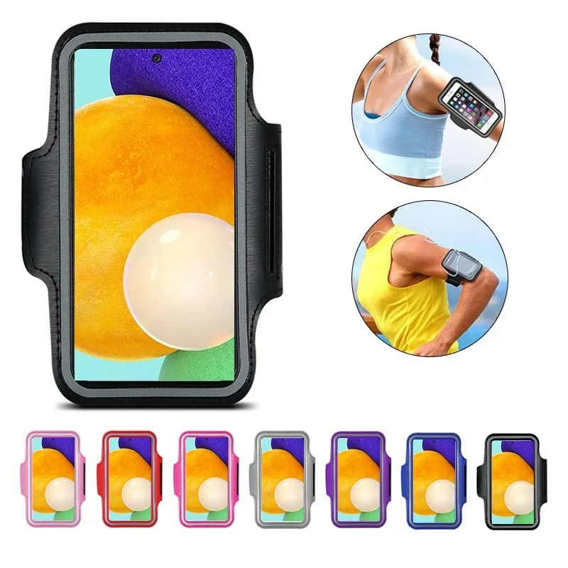 

Outdoor Gym Sports Running Phone Holder Bag Arm Band Case for Samsung A72 A52 A42 A32 A22 A12 A71 A51 A41 A21s A70 A50 A30 A50s
