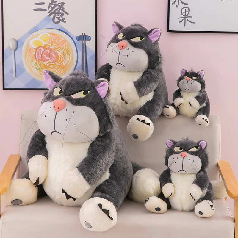 

25-50cm Genuine Disney Kawaii Lucifer Plush Toy Cute Stuffed Animal Plush Toy Japan Figaro Cinderella's Cat Kids Birthday Gifts