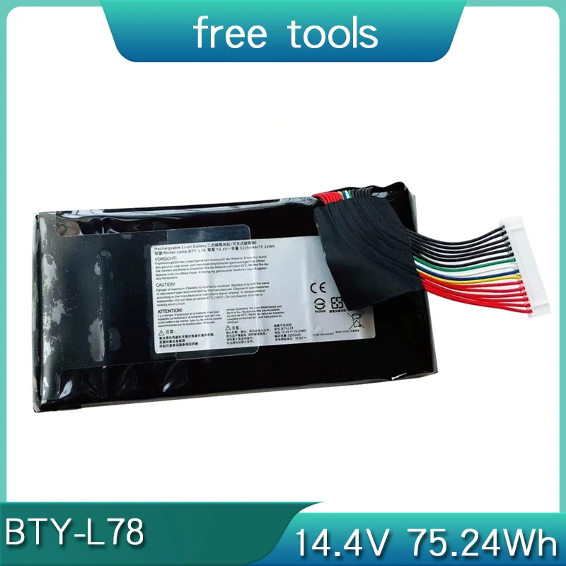 НОВЫЙ аккумулятор для ноутбука BTY-L78 HIPAA F22 EUROCOM Tornado F5 Killer Edition MS-1812 MS-1814 MSI Terrans Force S5