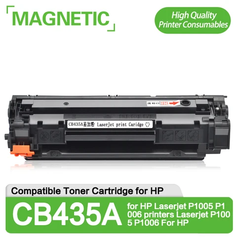 Bk совместимый картридж с тонером для принтера CB435A 35A 435 435a для hp 435a для HP Laserjet P1005 P1006 принтеров Laserjet P1005 P1006 для HP