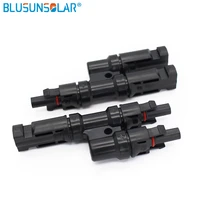 solar panel1 pair solar pv t branch connectors splitter coupler mmf and ffm wire branch