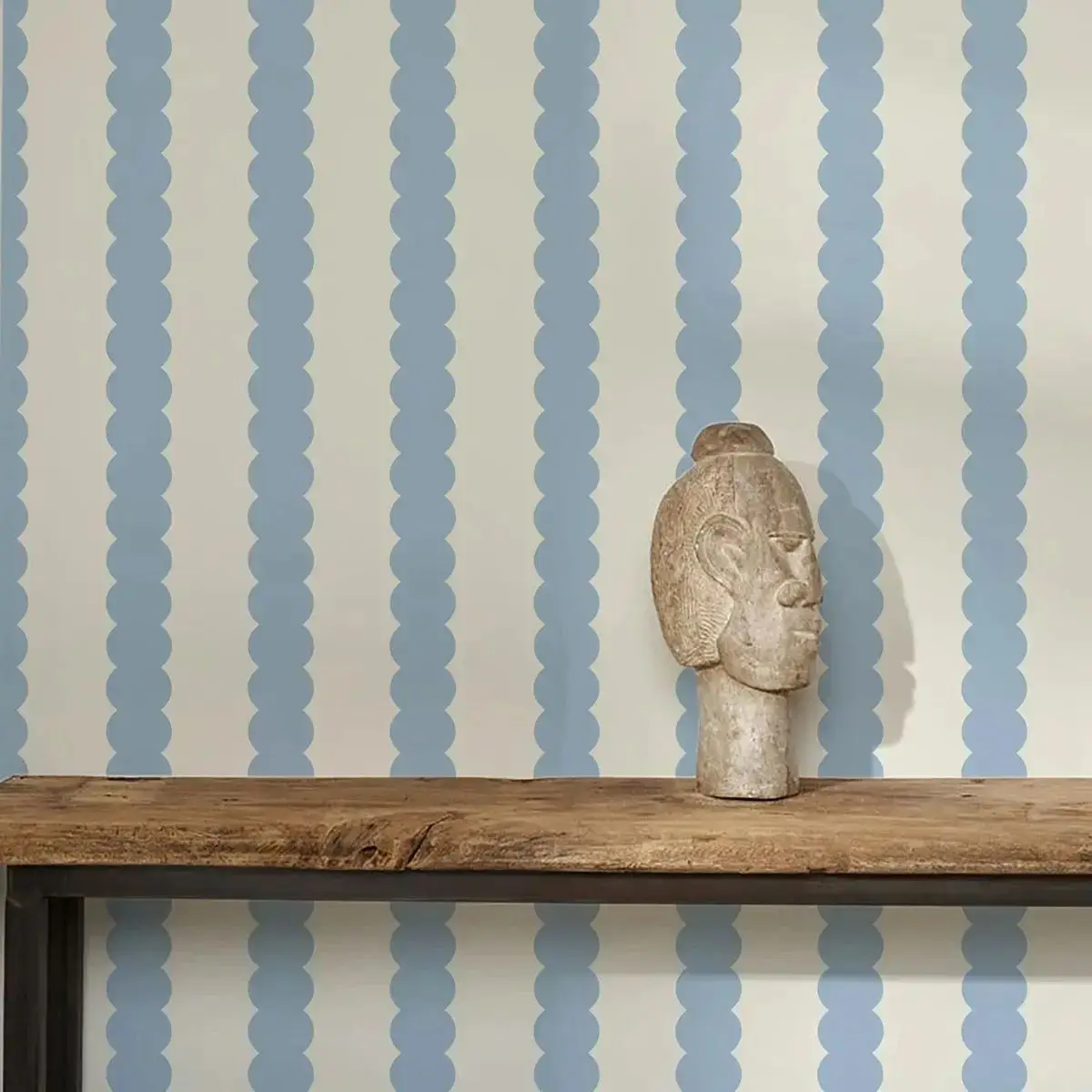 Синие абстрактные обои Pixel&wall